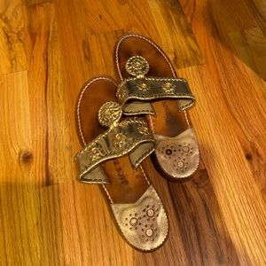 ☀️Gold Jack Rogers - Hampton☀️